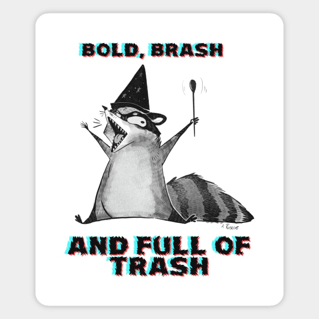 Full of Trash Magnet by Cari.boou